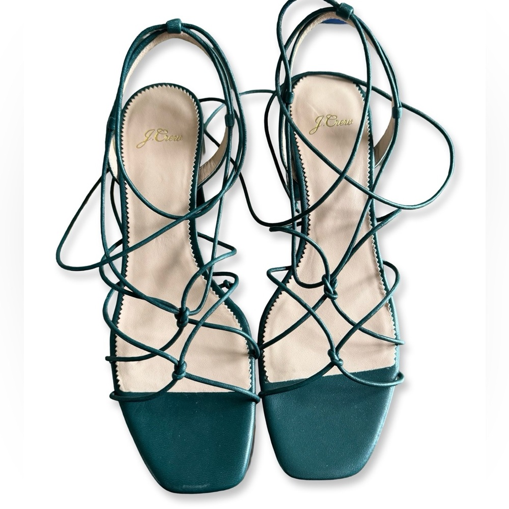 Odette knotted sandals in leather